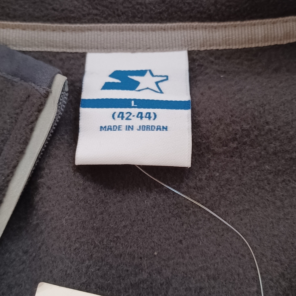 Starter Microfleece Zip Jacket Size Large (42-44)… - image 3